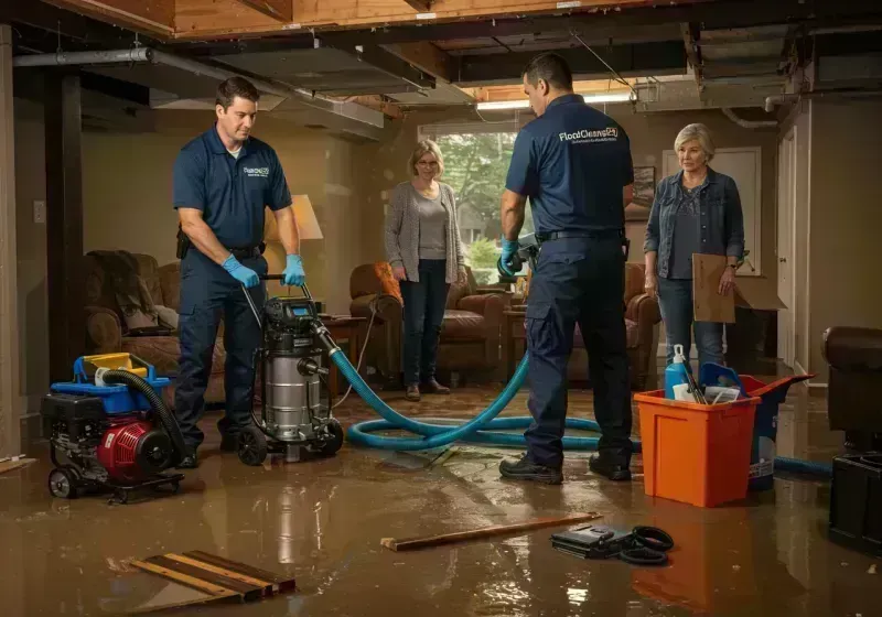 Basement Water Extraction and Removal Techniques process in Vandercook Lake, MI